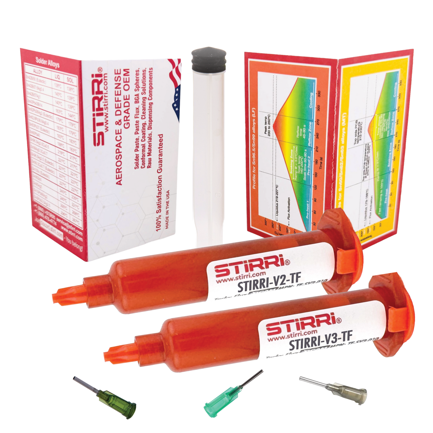 V2-TF + V3-TF - solder flux for electronics, limited time 2-pack comparison offer