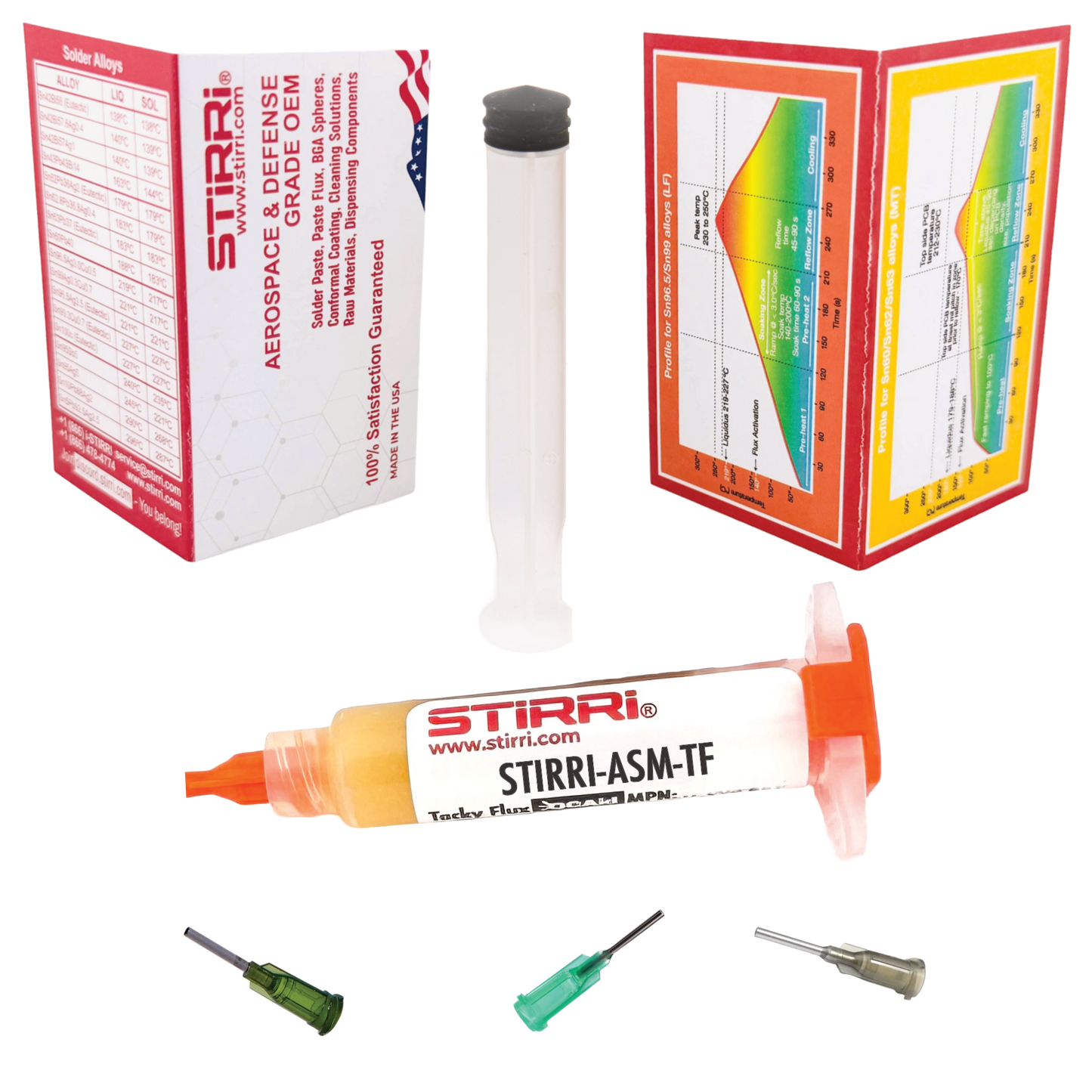 ASM-TF universal no-clean tacky soldering flux for hand-soldering and automated assembly (ROL0)