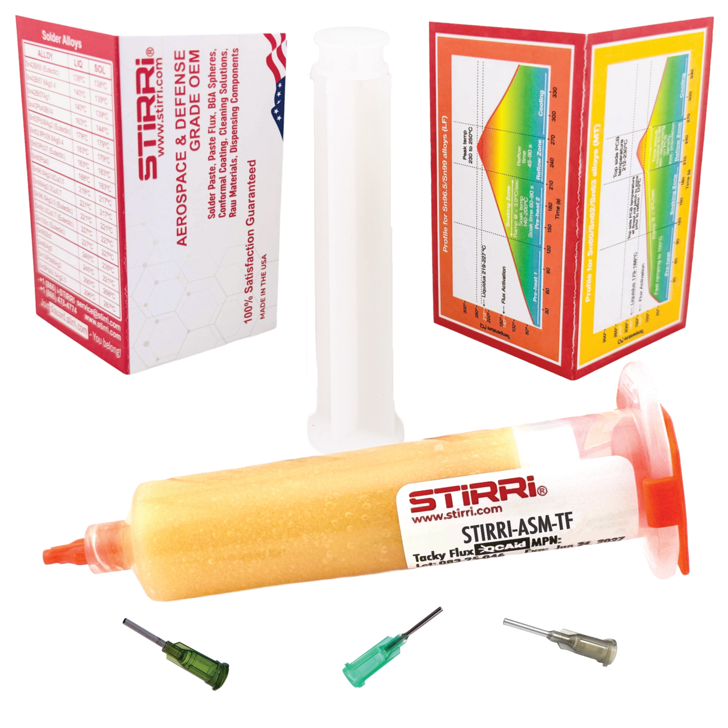 ASM-TF universal no-clean tacky soldering flux for hand-soldering and automated assembly (ROL0)